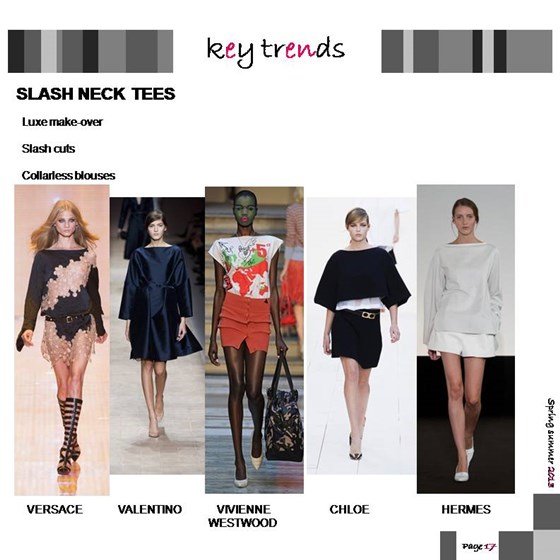 trend reporting and forecasting: S/S '13 women's wear